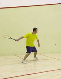  body Shape Racket Head Power Front